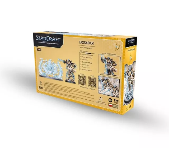 Figurenspiel StarCraft - Tabletop Miniature Game - Protoss - Tassadar (3 Figuren) - Abenteuer-Brettspiel