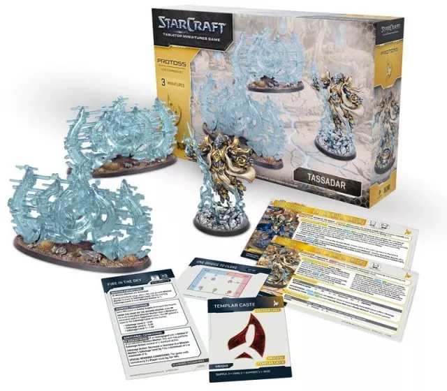 Figurenspiel StarCraft - Tabletop Miniature Game - Protoss - Tassadar (3 Figuren) - Brettspiel