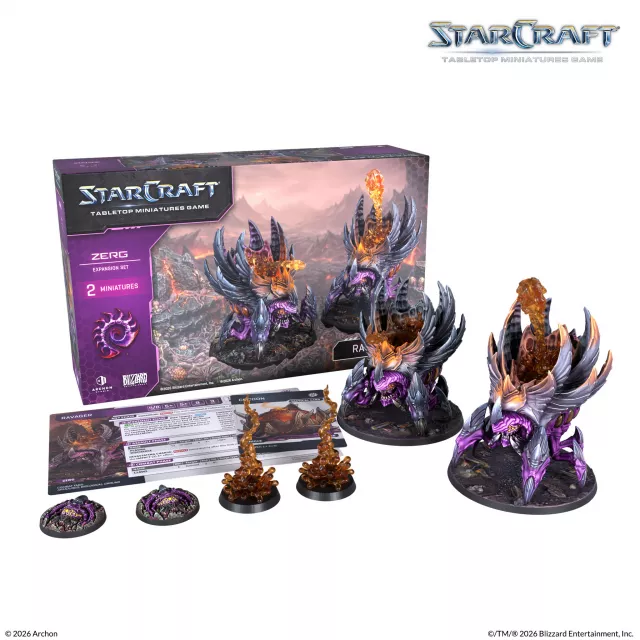 Figurenspiel StarCraft - Tabletop Miniature Game - Ravager - Expansion Set (2 Figuren) - Tabletop-Wargame