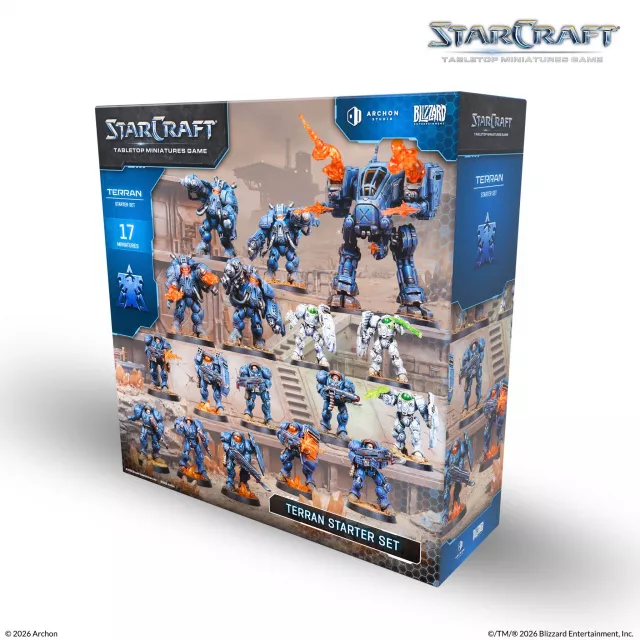 Figurenspiel StarCraft - Tabletop Miniature Game - Terran Starter Set - Tabletop-Wargame
