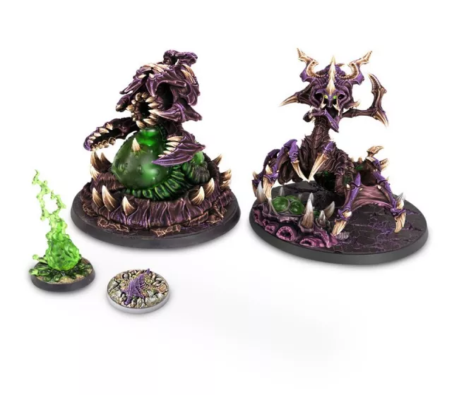 Figurenspiel StarCraft - Tabletop Miniature Game - Zerg - Zagara & Bile Launcher (3 Figuren) - Brettspiel