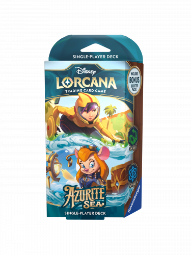 Kartenspiel Lorcana: Azurite Sea - Emerald / Sapphire Starter Deck