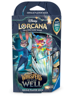 Kartenspiel Lorcana: Whispers in the Well - Sapphire / Steel Starter Deck (Judy Hopps & Robin Hood) (ENGLISCHE VERSION)