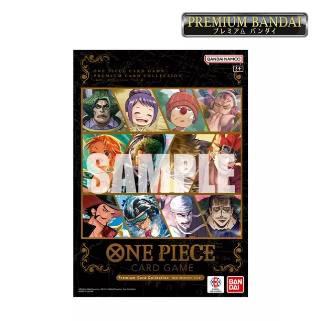 Kartenspiel One Piece TCG - Premium Card Collection - Best Selection Vol.6 (Booklet + 12 Premium-Karten) (ENGLISCHE VERSION) - TCG Sammelkartenspiel