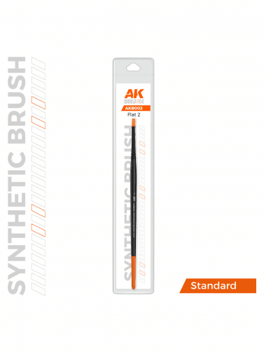 AK Synthetic Brush - Flat 2 - Flachpinsel (synthetisch)