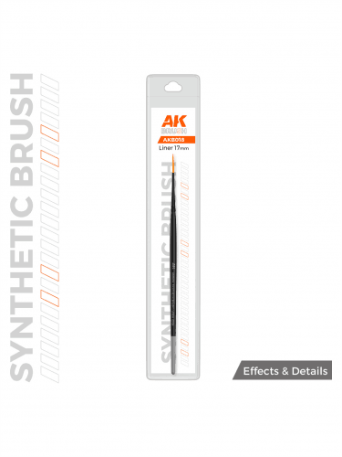 AK Synthetic Brush - Liner 17mm - Linking-Pinsel (synthetisch)