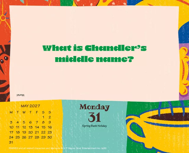Kalender Friends 2027 (Tisch)