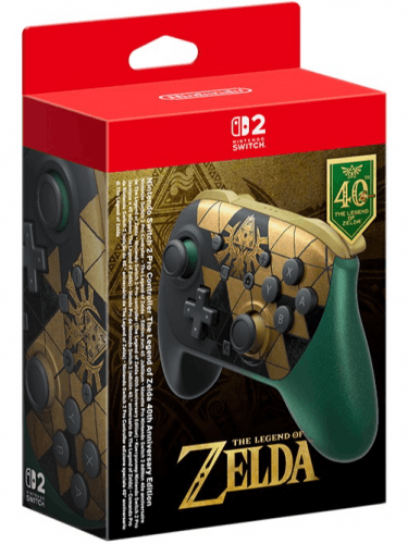 Controller Nintendo Switch 2 Pro Controller - The Legend of Zelda 40th Anniversary Edition (SWITCH2)