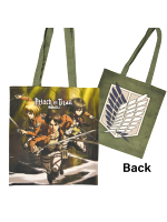 Tasche Attack on Titan - Eren, Mikasa & Armin (Stoff)