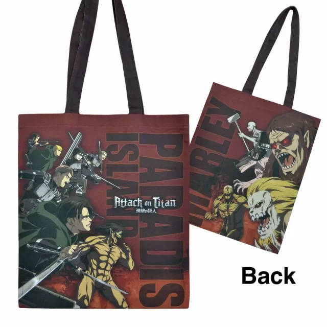 Tasche Attack on Titan - Paradis Island Vs. Marley (Stoff) - Strandtaschen
