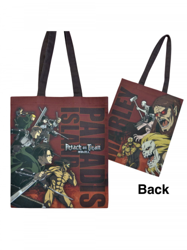 Tasche Attack on Titan - Paradis Island Vs. Marley (Leinen)