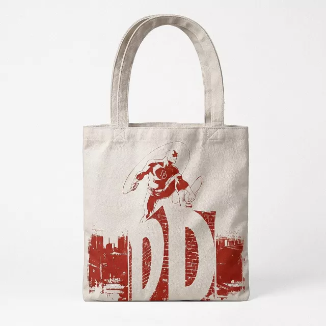 Tasche Marvel - Daredevil White (Leinen) - Strandtaschen