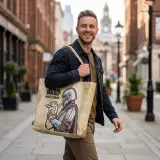 Tasche Star Wars - The Mandalorian XL (Leinen) - Strandtaschen