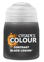 Citadel Contrast Paint (Schwarze Legion) - Kontrastfarbe - Schwarz