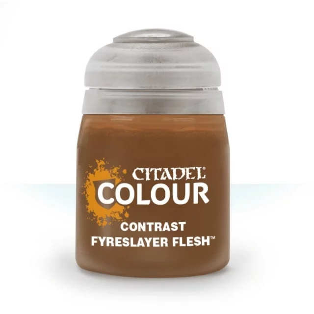 Citadel Contrast Paint (Fyreslayer Flesh) - Kontrastfarbe - Braun - Brettspiel