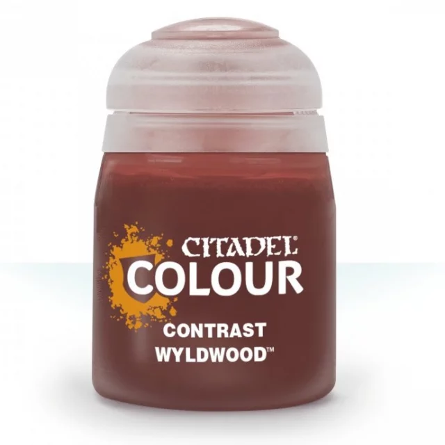 Citadel Contrast Paint (Wyldwood) - Kontrastfarbe - Braun - Brettspiel