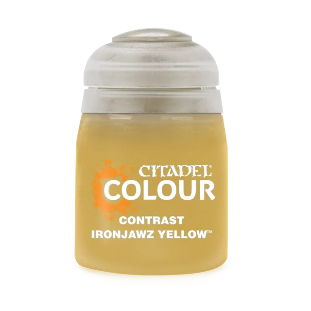 Citadel Contrast Paint (Ironjawz Yellow) - Kontrastfarbe - Gelb - Warhammer