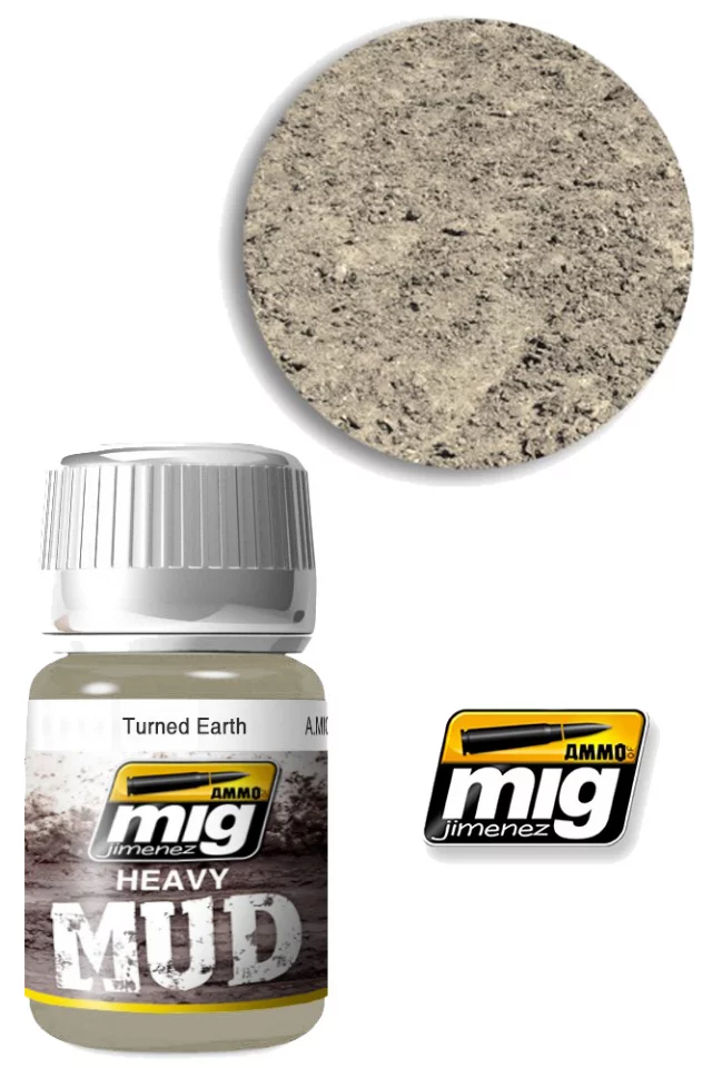 Texturfarbe Mig Jimenez Ammo Heavy Mud - Turned Earth (1702) - Brettspiel