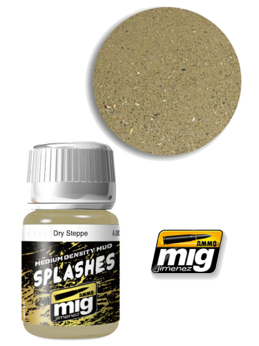 Texturfarbe Mig Jimenez Ammo Splashes & Mud - Dry Steppe (Trockene Steppe)