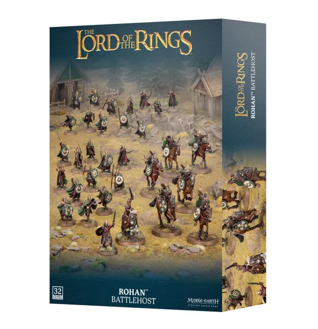 Brettspiel The Hobbit - Middle-Earth Strategy Battle Game - Rohan Battlehost (32 Figuren) - Lord of the Rings