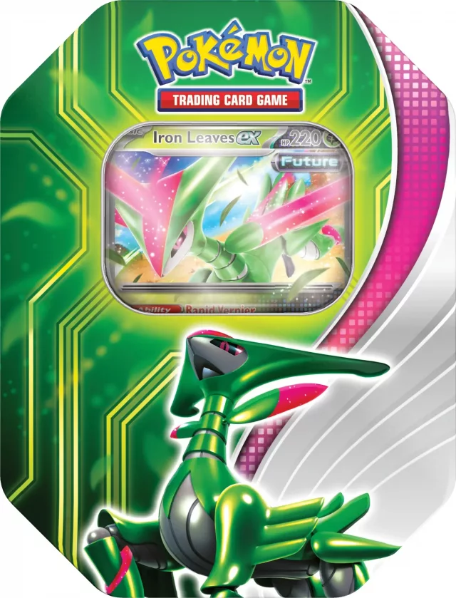 Kartenspiel Pokémon TCG - Paradox Clash Tin Eisenblätter ex (ENGLISCHE VERSION) - TCG Sammelkartenspiel
