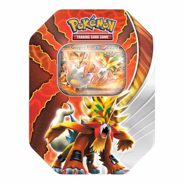 Kartenspiel Pokémon TCG: Paradox Destinies Tin - Gouging Fire ex (ENGLISCHE VERSION) - Pokemon TCG: Scarlet & Violet