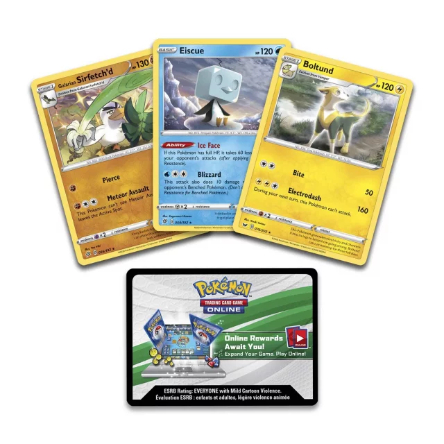 Kartenspiel Pokémon TCG - Knock Out Collection (Boltund, Eiscue, Galarian Sirfetch'd) (ENGLISCHE VERSION) - Pokemon TCG: Celebrations