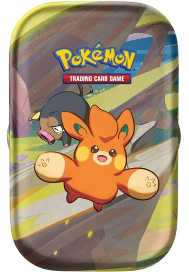 Kartenspiel Pokemon TCG - Paldea Pals Mini Tin: Pawmi & Lechonk (ENGLISCHE VERSION)