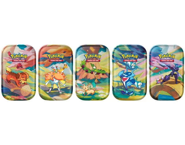 Kartenspiel Pokémon TCG: Scarlet & Violet Vibrant Paldea - Mini Tin: Ceruledge & Goomy (ENGLISCHE VERSION) (beschädigte Verpackung) - TCG Sammelkartenspiel
