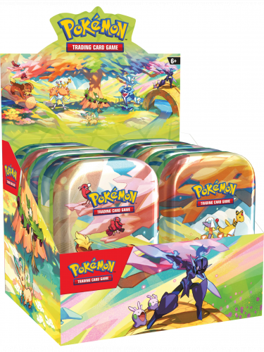 Kartenspiel Pokémon TCG: Scarlet & Violet Vibrant Paldea - Mini Tin Display (10x Mini Tin) (ENGLISCHE VERSION)