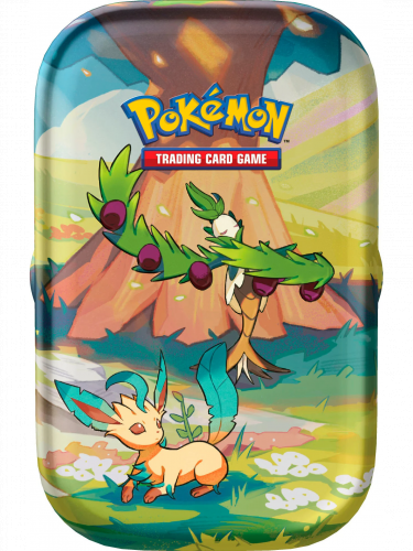 Kartenspiel Pokemon TCG: Scarlet & Violet Vibrant Paldea - Mini Tin: Leafeon & Laubstreich (ENGLISCHE VERSION)