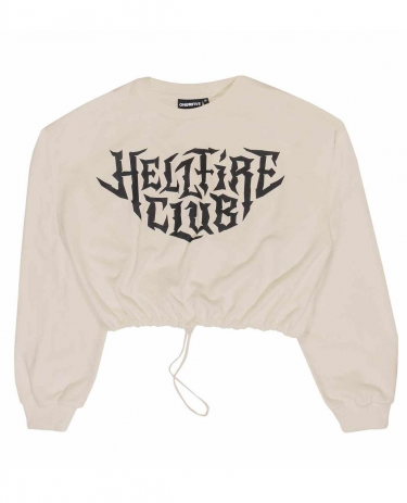 Herrenkapuzenpullover Stranger Things - Hellfire Club Crop Top