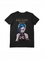 T-Shirt Arcane - Jinx Black