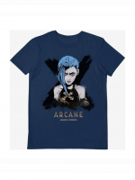 T-Shirt Arcane - Jinx Portrait