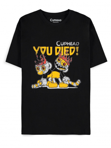 T-Shirt Cuphead - You Died Cuphead