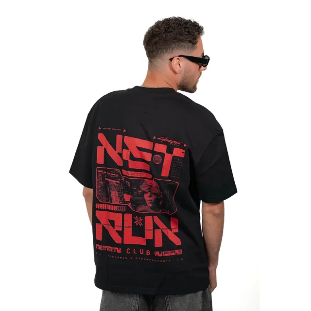 T-Shirt Cyberpunk 2077 - Net Run Club