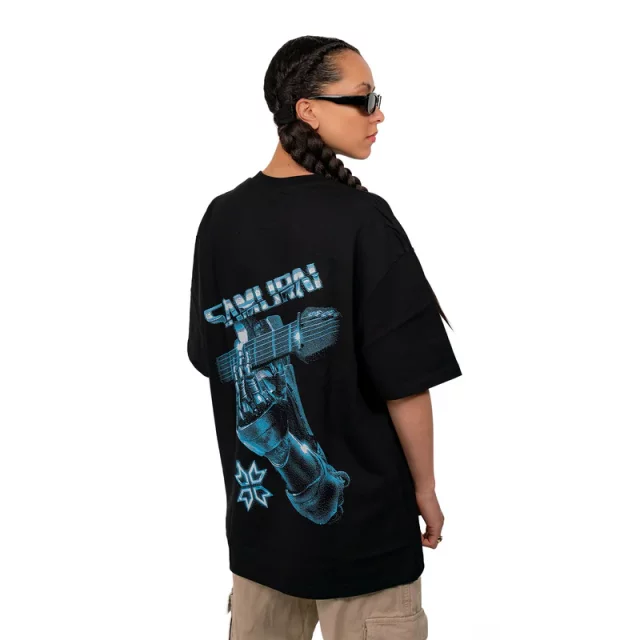 T-Shirt Cyberpunk 2077 - Samurai Retro Band