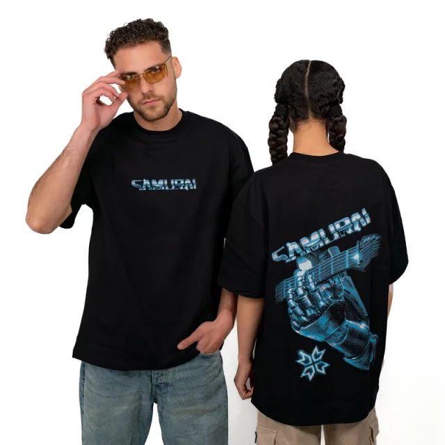 T-Shirt Cyberpunk 2077 - Samurai Retro Band