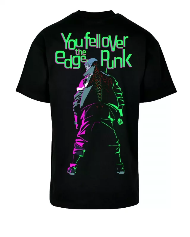 T-Shirt Cyberpunk: Edgerunners - Neon Punk (Oversized) - Anime