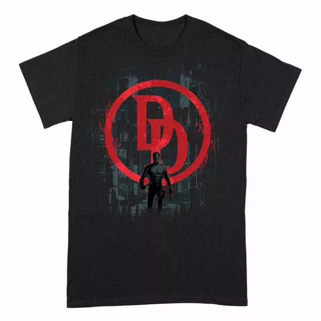 T-Shirt Daredevil - Double D Shadow - Marvel