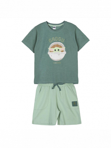 Kinder-T-Shirt Star Wars: The Mandalorian - Grogu Set (T-Shirt + Shorts)