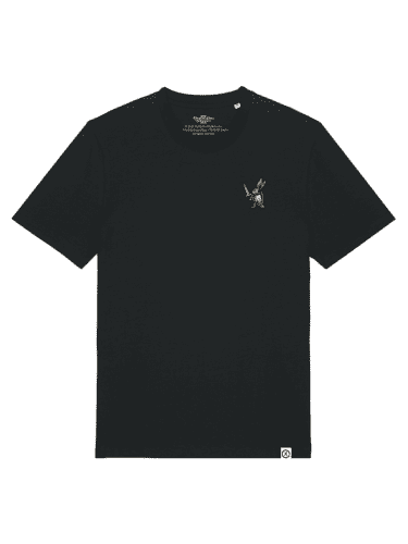 T-Shirt Kingdom Come: Deliverance II - Hase mit Warhorse-Wappen (Stickerei)