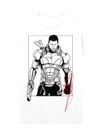 T-Shirt Mass Effect - Commander Shepard Illustration