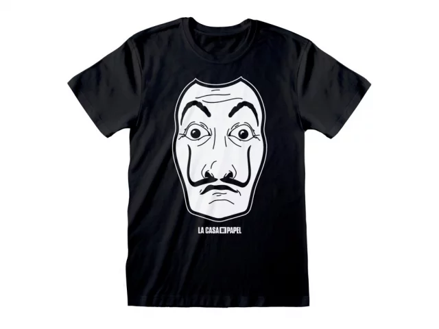 T-Shirt Money Heist - White Mask - La Casa de Papel
