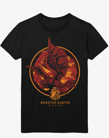 T-Shirt Monster Hunter World - Screaming Rathalos