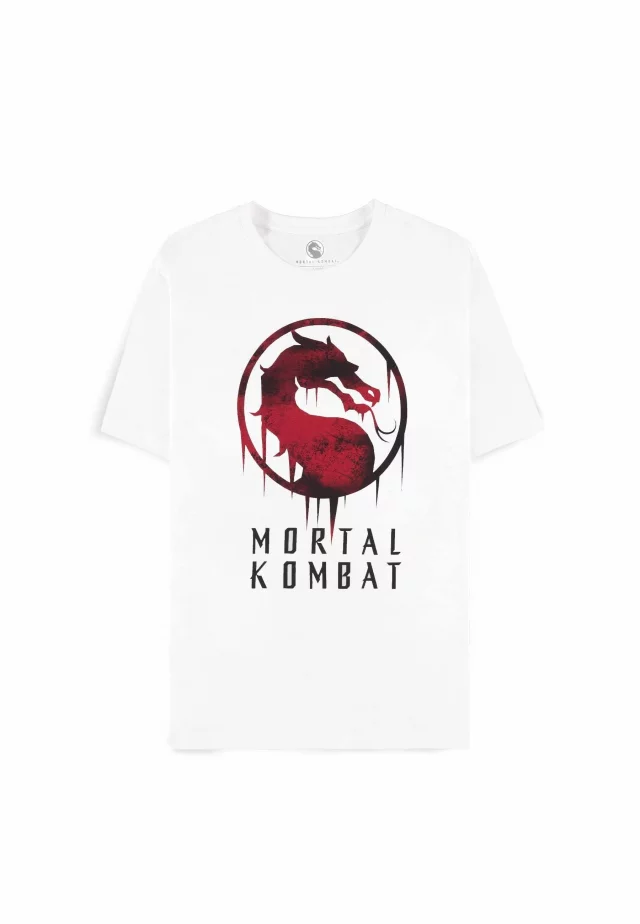 T-Shirt Mortal Kombat - Logo Red