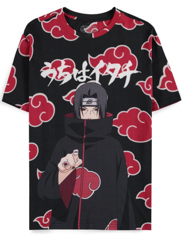 T-Shirt Naruto - Itachi Clouds AOP