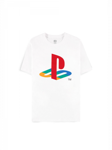 T-Shirt PlayStation - Logo White