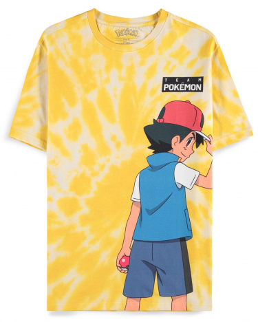 T-Shirt Pokemon - Ash and Pikachu AOP