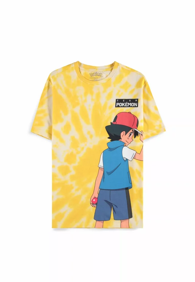 T-Shirt Pokémon - Ash and Pikachu AOP